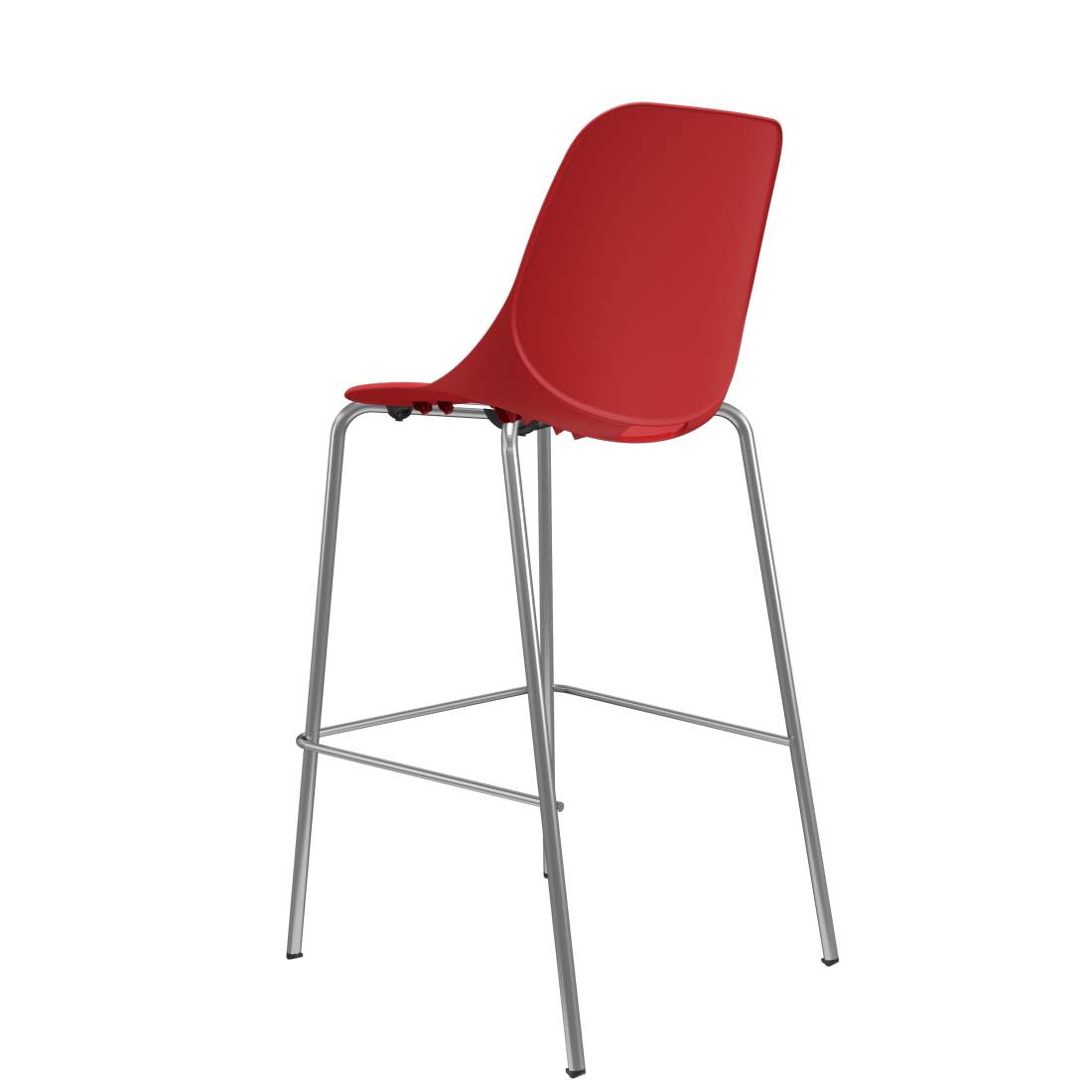 Banqueta Quick Fixa 4 pés Plaxmetal